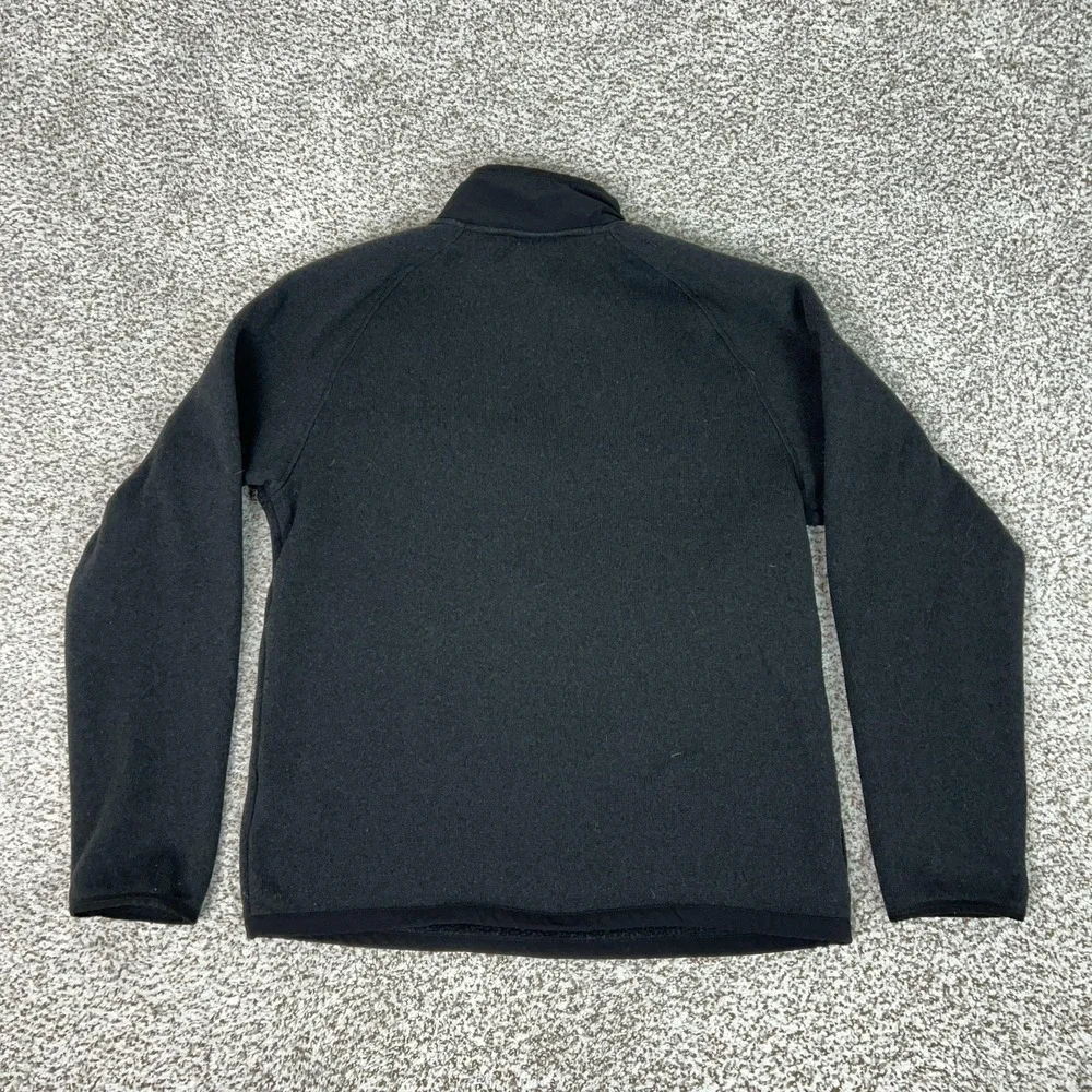 North Face Sweater Mens Medium Black Quarter Zip Pullover‎ Gordon Lyons 1/4 Gorp